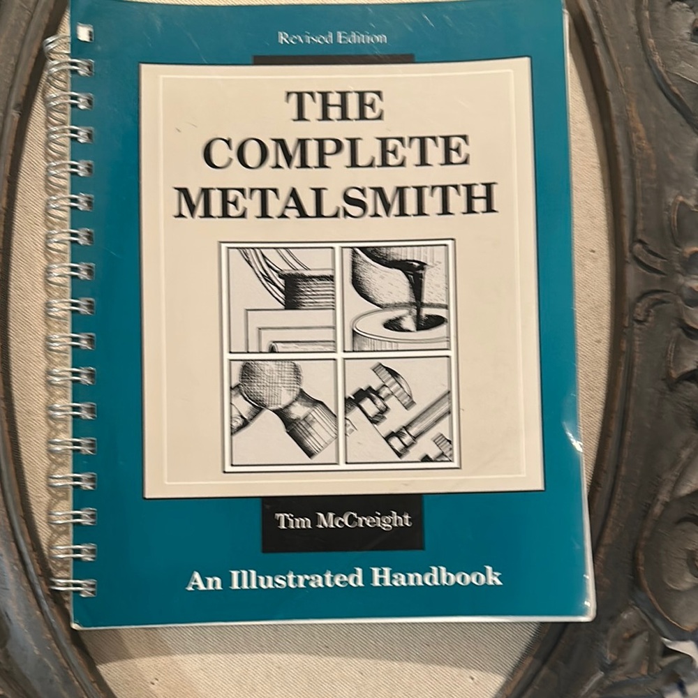 Blue and White Illustrated Handbook for Metalsmithing